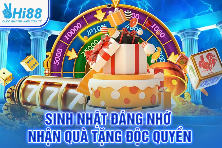 Nhận Quà Tặng Sinh Nhật Hi88 Độc Quyền, Thưởng Lớn Chúc Mừng Hội Viên